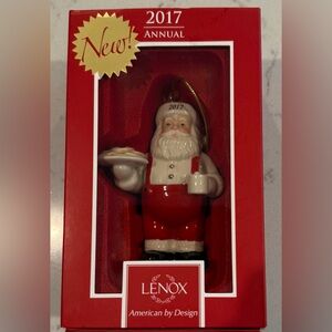 Lenox 2017 Annual Ornament Cookies for Santa 869897  RARE